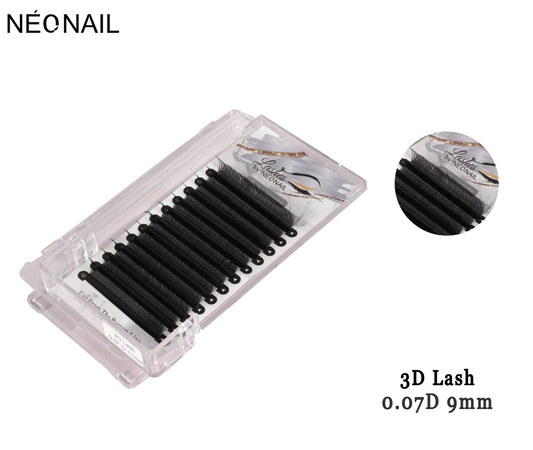 Neonail - Permanent Eyelash - 3D Lash - 0.07D - 9mm Tray