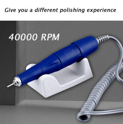 Professional 35000RPM Nail Drill Polisher Acrylic Electric Nail Files Machine with Drill Bit and Pouches for Nail Salon