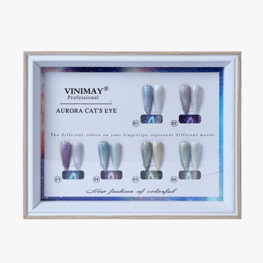 VINIMAY® Professional Aurora Cat Eye UV Gel Polish | Soak-Off UV/LED Cured 6 Color Shades Available in 15ml Bottle