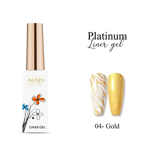 Kulis - Platinum Liner Gel Polish - Gold 04