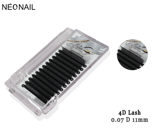 Neonail - Permanent Eyelash - 4D Lash - 0.07D - 11mm Tray