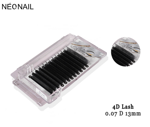 Neonail - Permanent Eyelash - 4D Lash - 0.07D - 13mm Tray