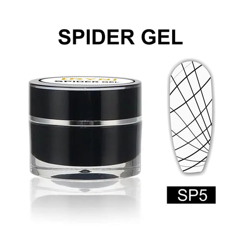 Kulis Colors Spider Gel, Matrix Gel for Gel Paint Design Nail Art Kit Wire Drawing Nail Gel for Line