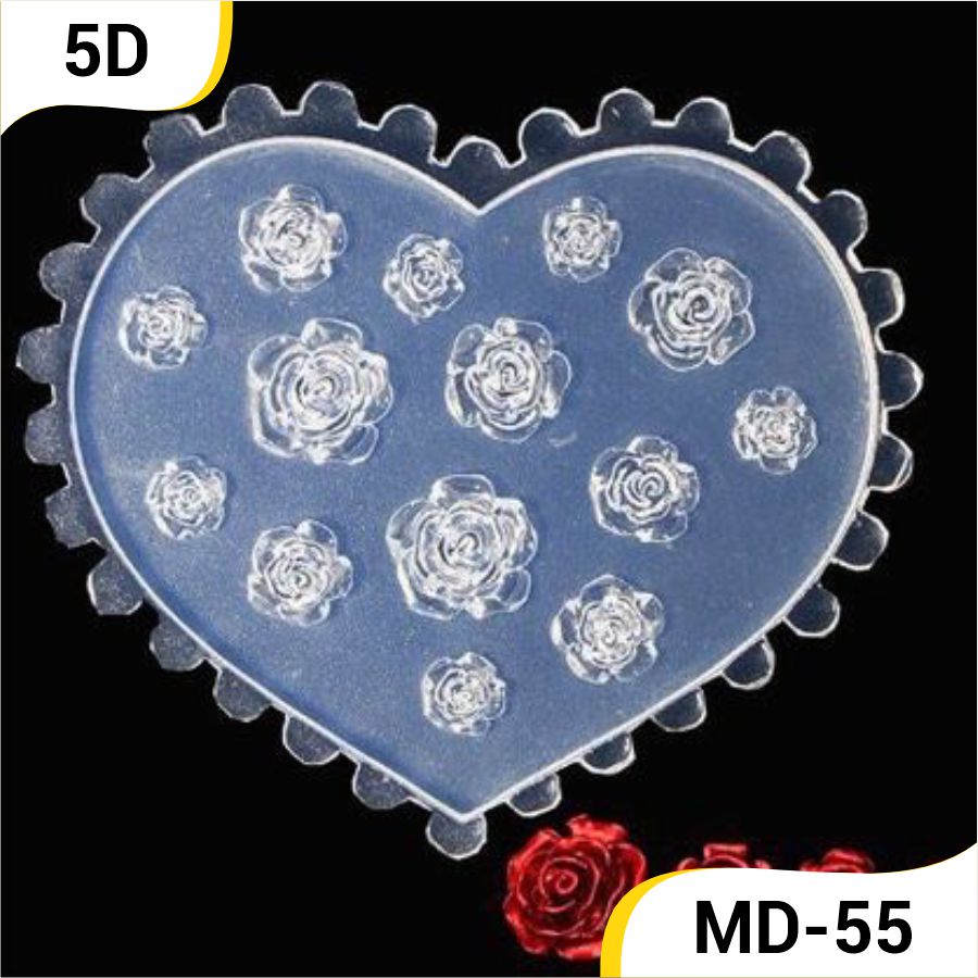 5D Silicon Moulds for Nail Art Designing