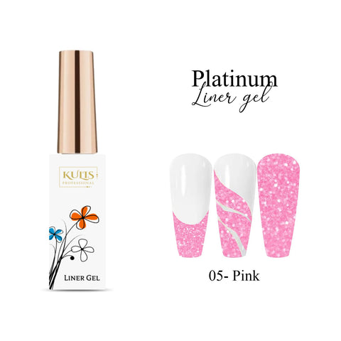 Kulis - Platinum Liner Gel Polish - Pink 05