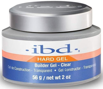 ibd UV/LED Nail Builder Hard Gel Clear 56gm | Nail Extension Gel