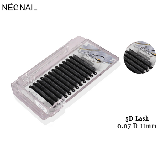 Neonail - Permanent Eyelash - 5D Lash - 0.07D - 11mm Tray