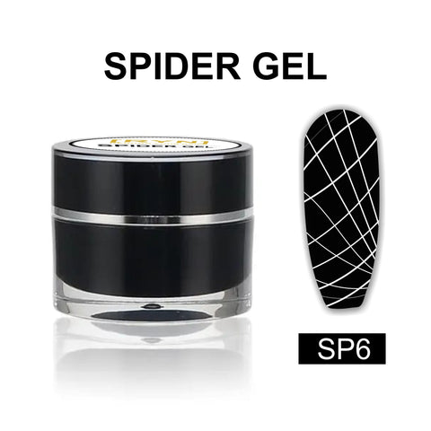 Kulis Colors Spider Gel, Matrix Gel for Gel Paint Design Nail Art Kit Wire Drawing Nail Gel for Line