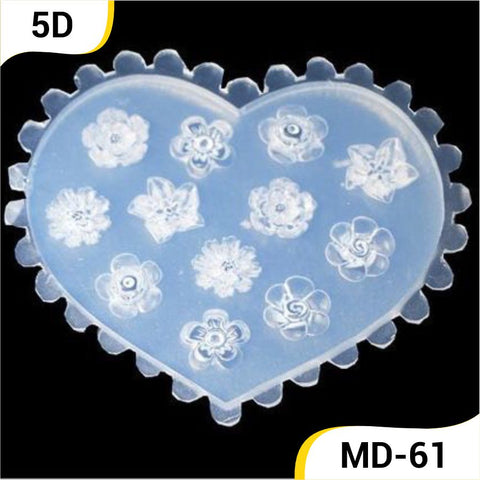 Kulis 5D Silicon Molds for Nail Art Designing