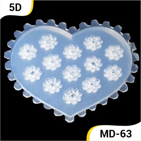 Kulis 5D Silicon Molds for Nail Art Designing