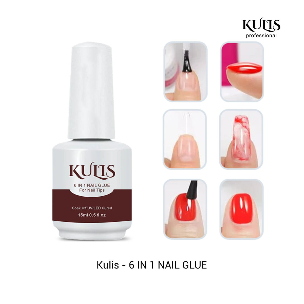 Kulis - 6 in 1 Nail Glue