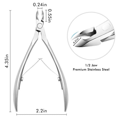 Cuticle Cutter - Stainless Steel Sharp Edge Cuticle Cutter for Nail Artist