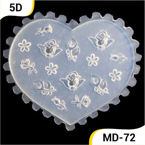 Kulis 5D Silicon Molds for Nail Art Designing