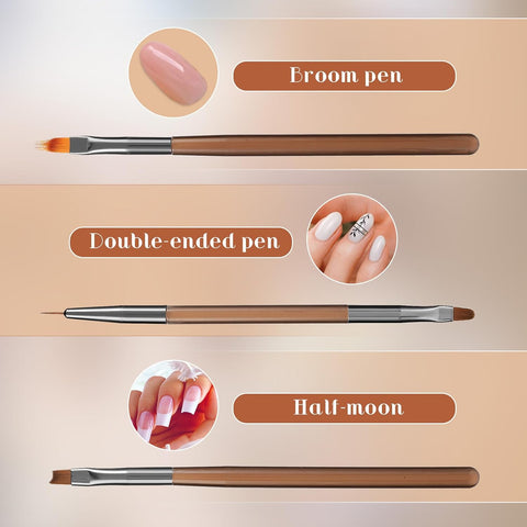 Kulis - 9IN1 Nail Art Brush Set