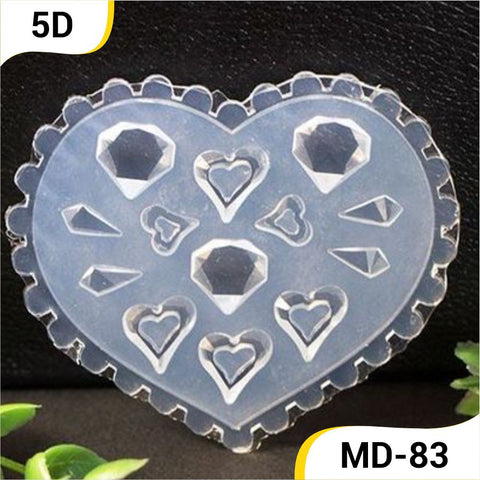 Kulis 5D Silicon Molds for Nail Art Designing