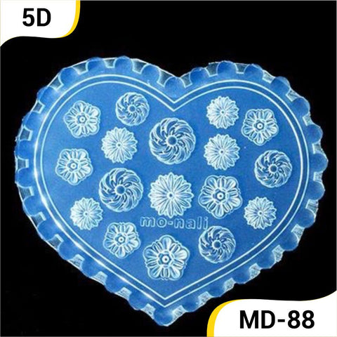 Kulis 5D Silicon Molds for Nail Art Designing