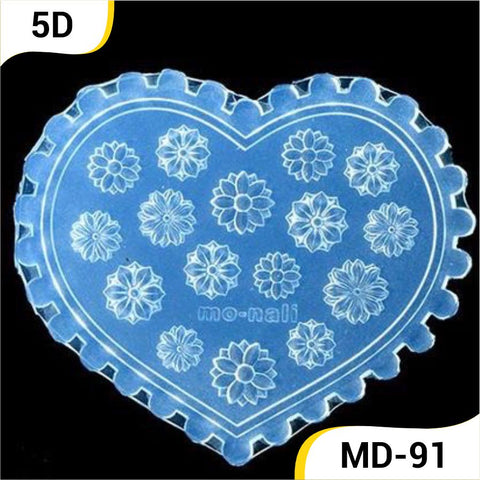 Kulis 5D Silicon Molds for Nail Art Designing