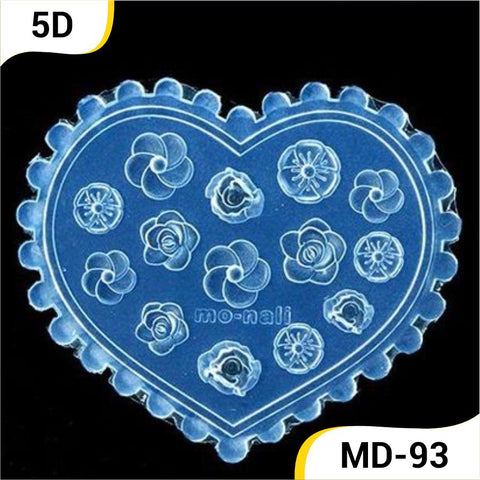 Kulis 5D Silicon Molds for Nail Art Designing