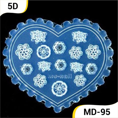 Kulis 5D Silicon Molds for Nail Art Designing