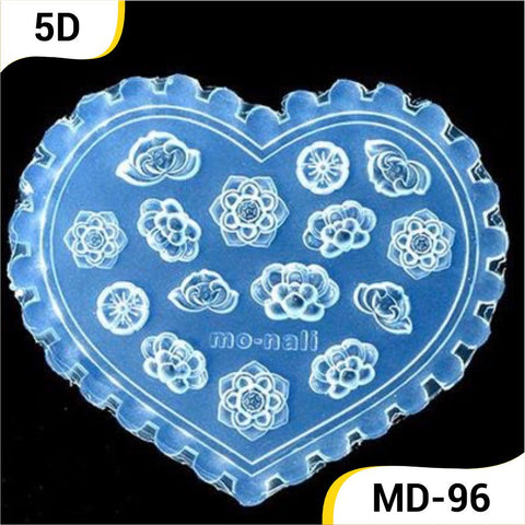 Kulis 5D Silicon Molds for Nail Art Designing