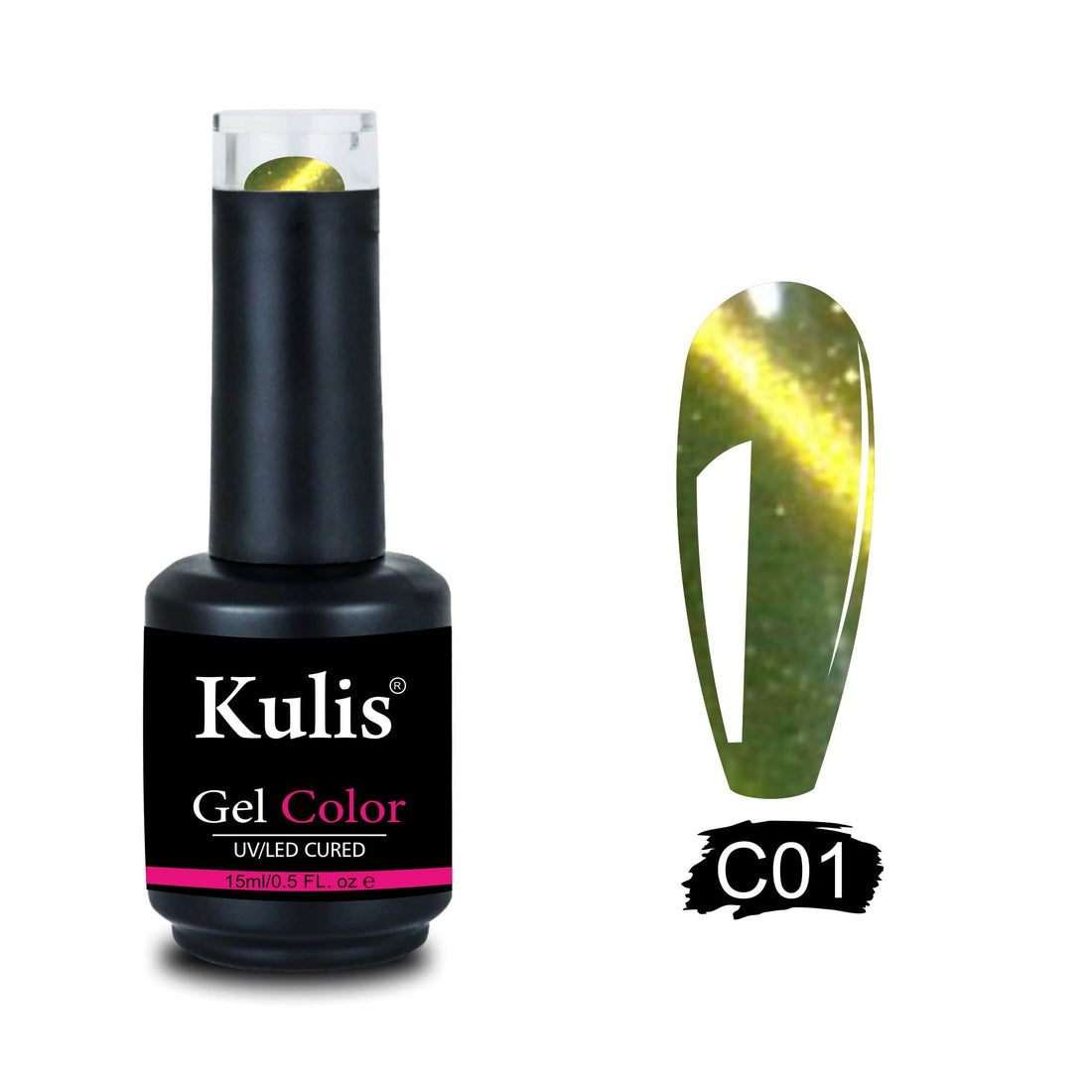 Kulis 3D Magnetic CatEye UV Gel Nail Polish 15ml Packaging | Soak-Off UV/LED Cured Gel