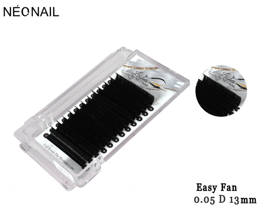 Neonail - Permanent Eyelash - Easy Fan - 0.05D 13mm Tray