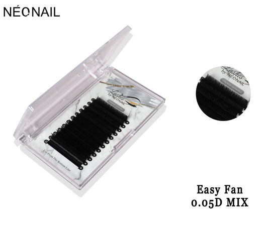 Neonail - Permanent Eyelash - Easy Fan - 0.05D MIX  Tray