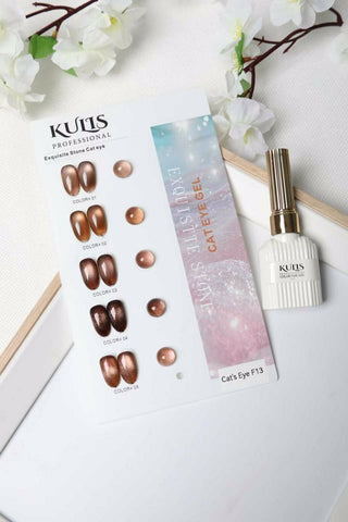 Kulis Professional Exquisite Stone Cat Eye Gel 5Pcs Set 15ml/Each with Shadecard