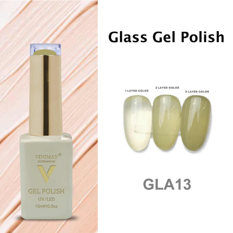 VINIMAY® Professional Colorful Glass Jelly Color UV/LED Cured Jelly Gel Polish 15ml Bottle