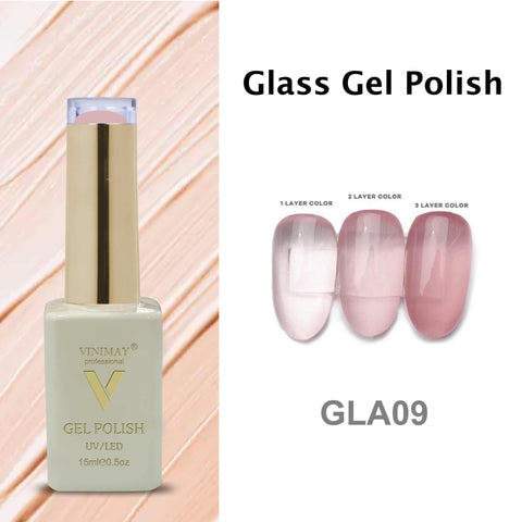 VINIMAY® Professional Colorful Glass Jelly Color UV/LED Cured Jelly Gel Polish 15ml Bottle