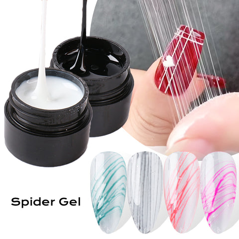 Kulis Colors Spider Gel, Matrix Gel for Gel Paint Design Nail Art Kit Wire Drawing Nail Gel for Line