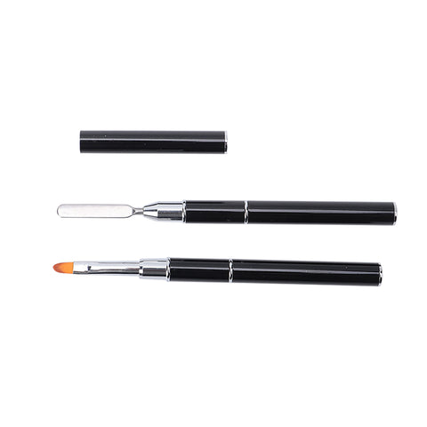 Dual Headed Poly Gel Brush & Sculpting Tool for Artificial Nail Tip Building