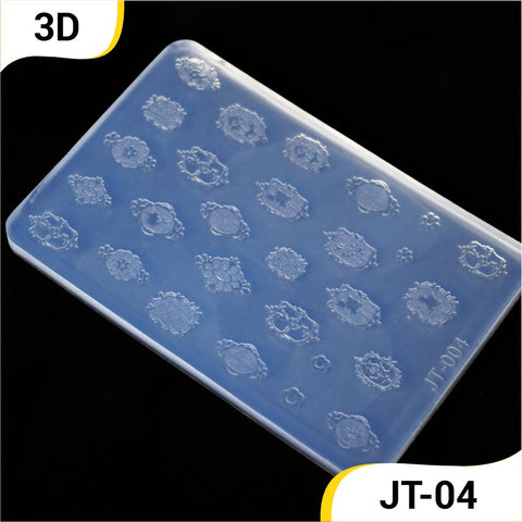 Kulis 3D Silicon Molds for Nail Art Designing