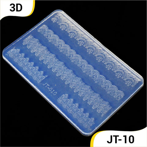 Kulis 3D Silicon Molds for Nail Art Designing