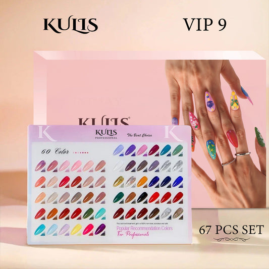 KULIS - VIP 9 UV Gel Polish 67Pcs Set