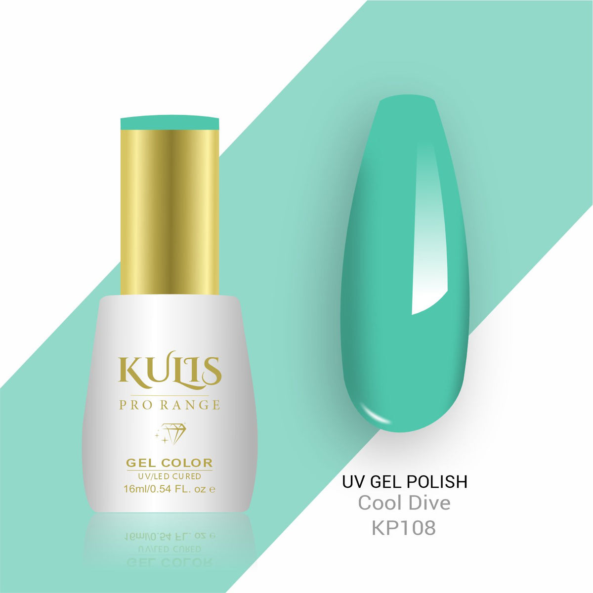 Kulis ProRange - UV Gel Nail Polish - KP108 -Cool Dive