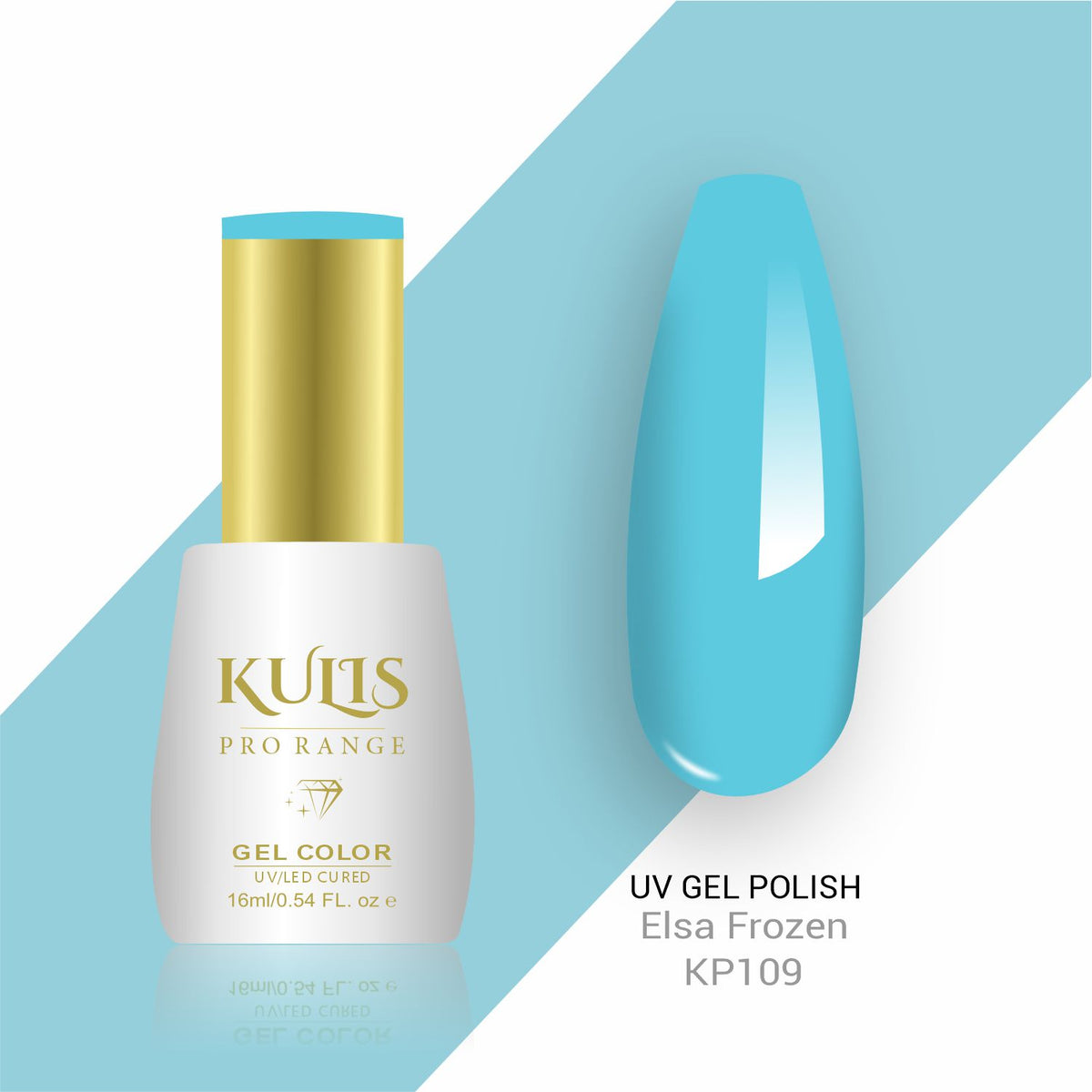 Kulis ProRange - UV Gel Nail Polish - KP109 -Elsa Frozen