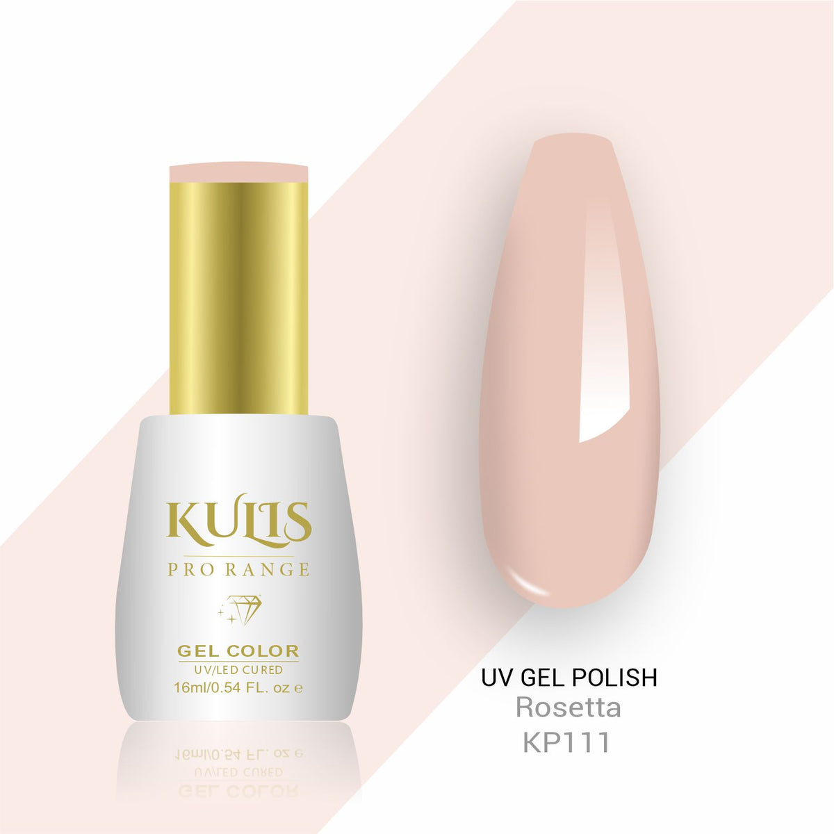 Kulis ProRange - UV Gel Nail Polish - KP111 -Rosetta