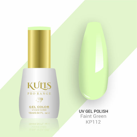 Kulis ProRange - UV Gel Nail Polish - KP112 -Faint Green