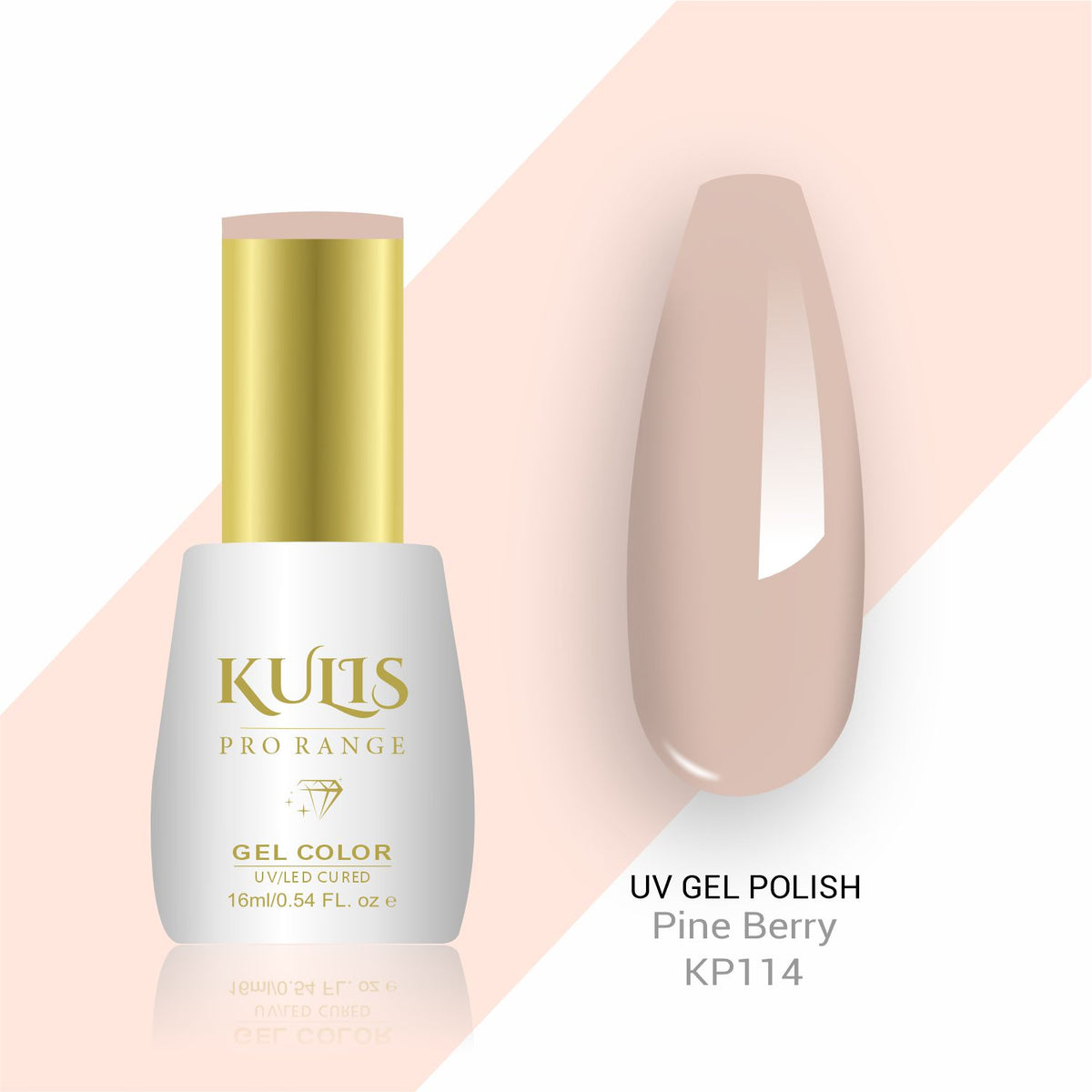 Kulis ProRange - UV Gel Nail Polish - KP114 -Pine Berry