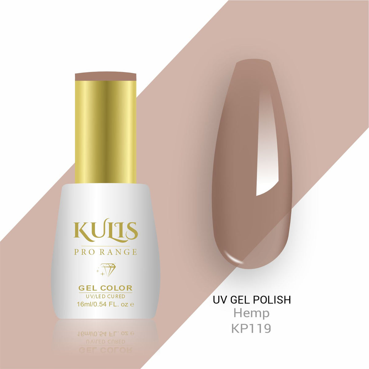 Kulis ProRange - UV Gel Nail Polish - KP119 -Hemp