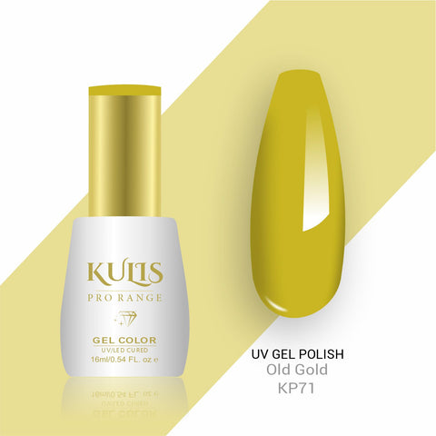 Kulis ProRange - UV Gel Nail Polish - KP71 -Old Gold