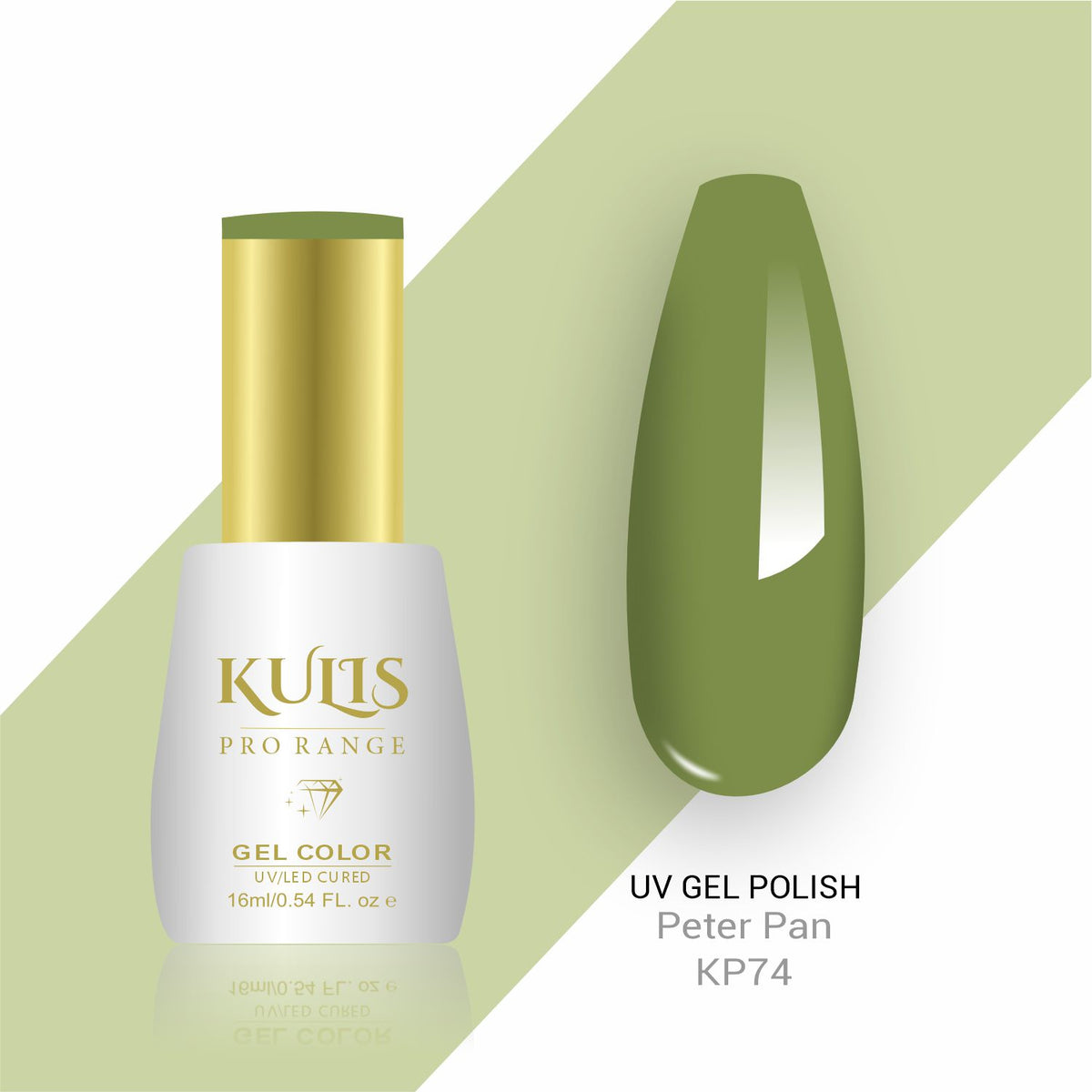 Kulis ProRange - UV Gel Nail Polish - KP74 -Peter Pan