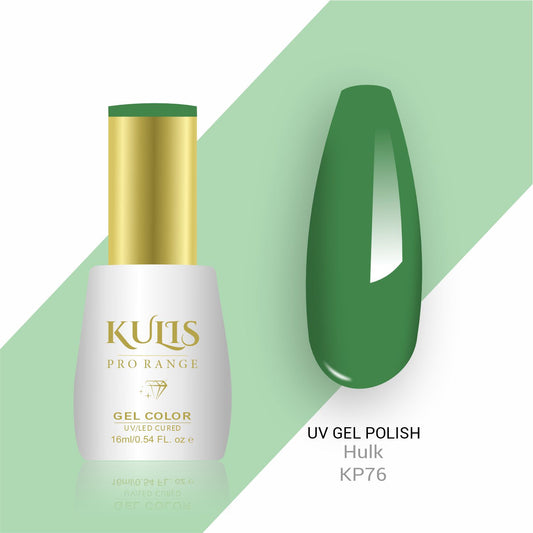 Kulis ProRange - UV Gel Nail Polish - KP76 -Hulk