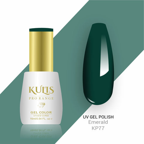 Kulis ProRange - UV Gel Nail Polish - KP77 -Emerald