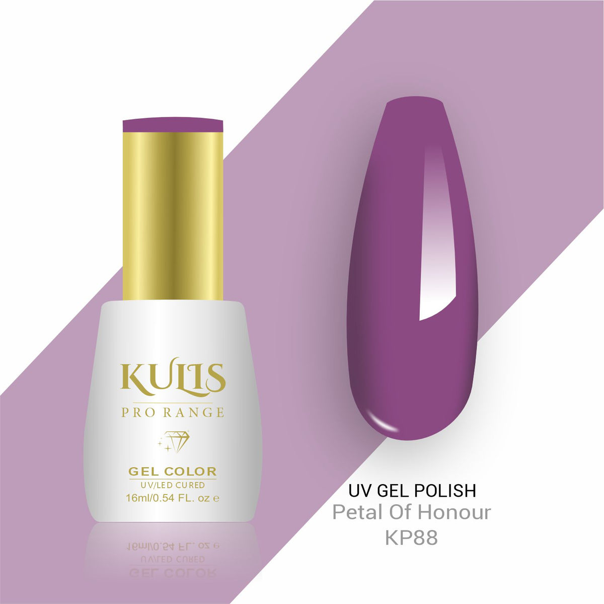 Kulis ProRange - UV Gel Nail Polish - KP88 -Petal Of Honour