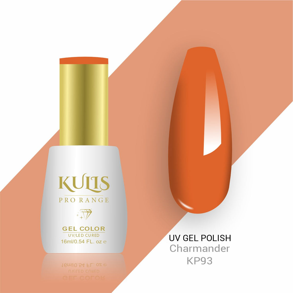 Kulis ProRange - UV Gel Nail Polish - KP93 -Charmander