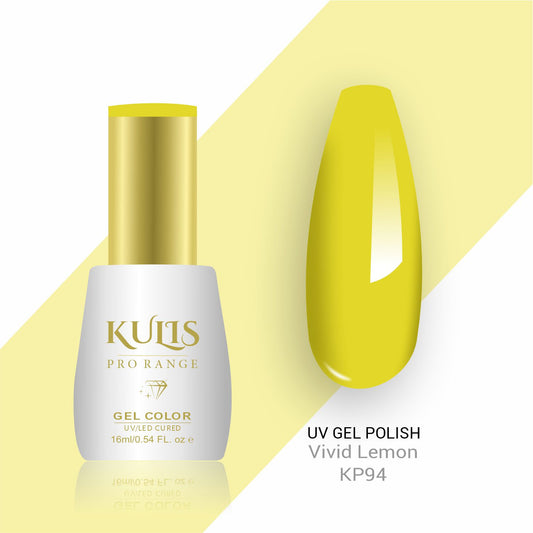 Kulis ProRange - UV Gel Nail Polish - KP94 -Vivid Lemon