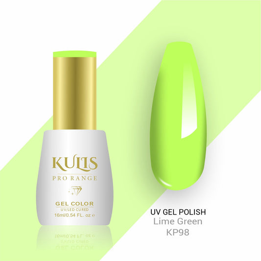 Kulis ProRange - UV Gel Nail Polish - KP98 -Lime Green