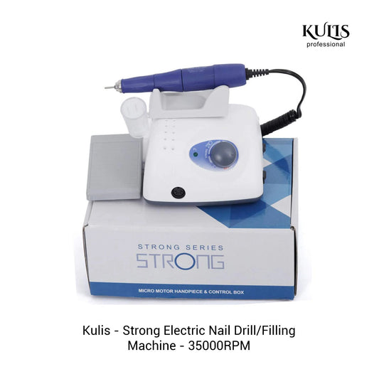 Strong Electric Nail Drill/Filling Machine - 35000RPM for Professional Salon